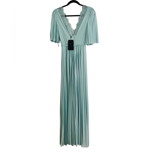 CATHERINE DEANE***Short Sleeve Elegant Maxi Dress***IS 2 $1195 NWT - Picture 5 of 8